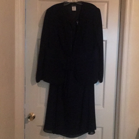 Dresses & Skirts - Dark navy dress with jacket